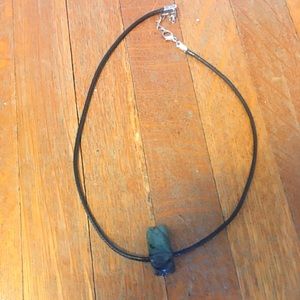 stone frog necklace